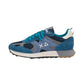 Sneakers Basse Uomo Sun68 Stile Running, Nylon E Suede, Maxi Logo, Outdoor Jaki Outdoor Z46124