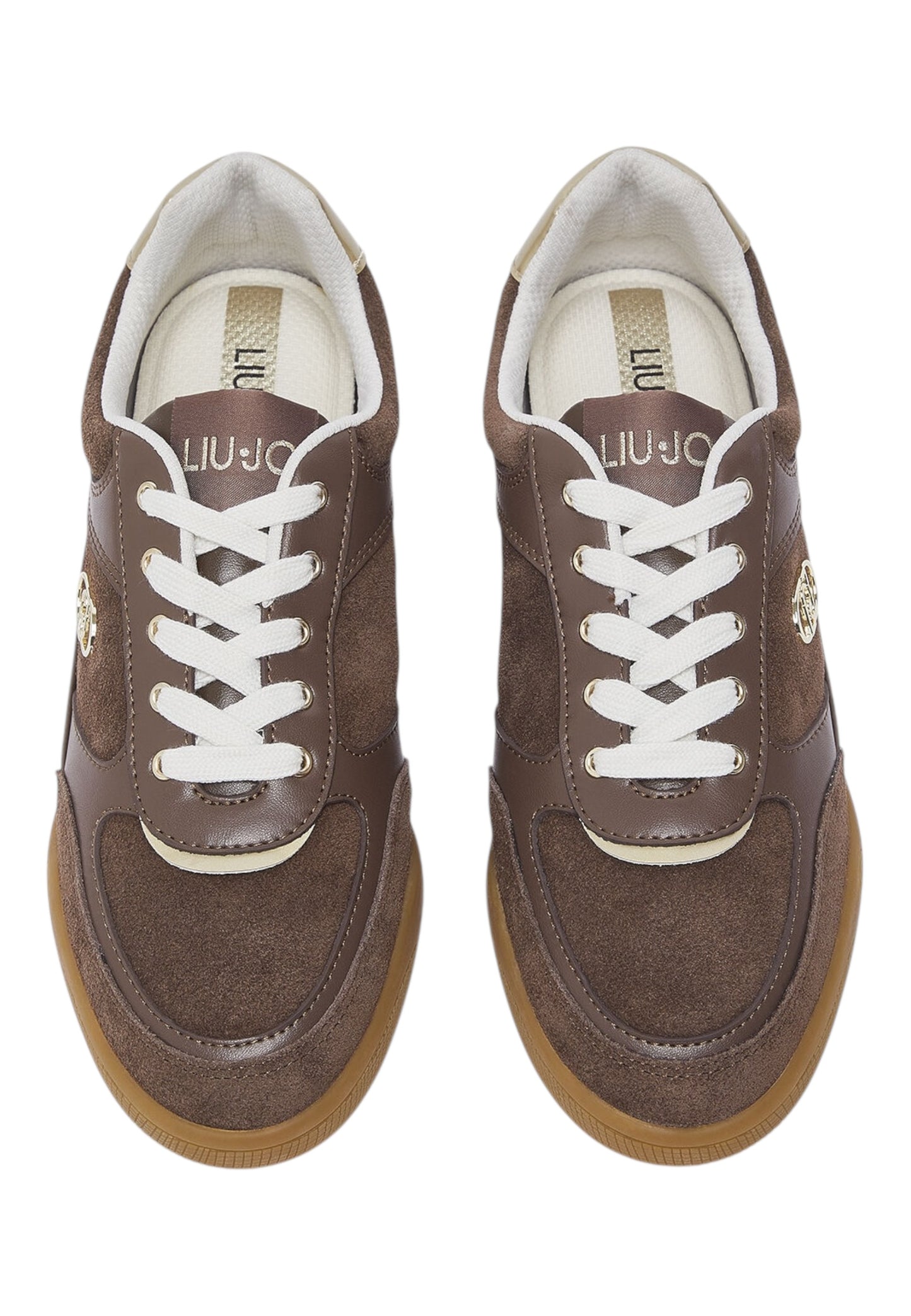 Sneakers Basse Donna Liu Jo In Camoscio Bovino/Pelle Di Vitello Lewis 01 BA6039PX310
