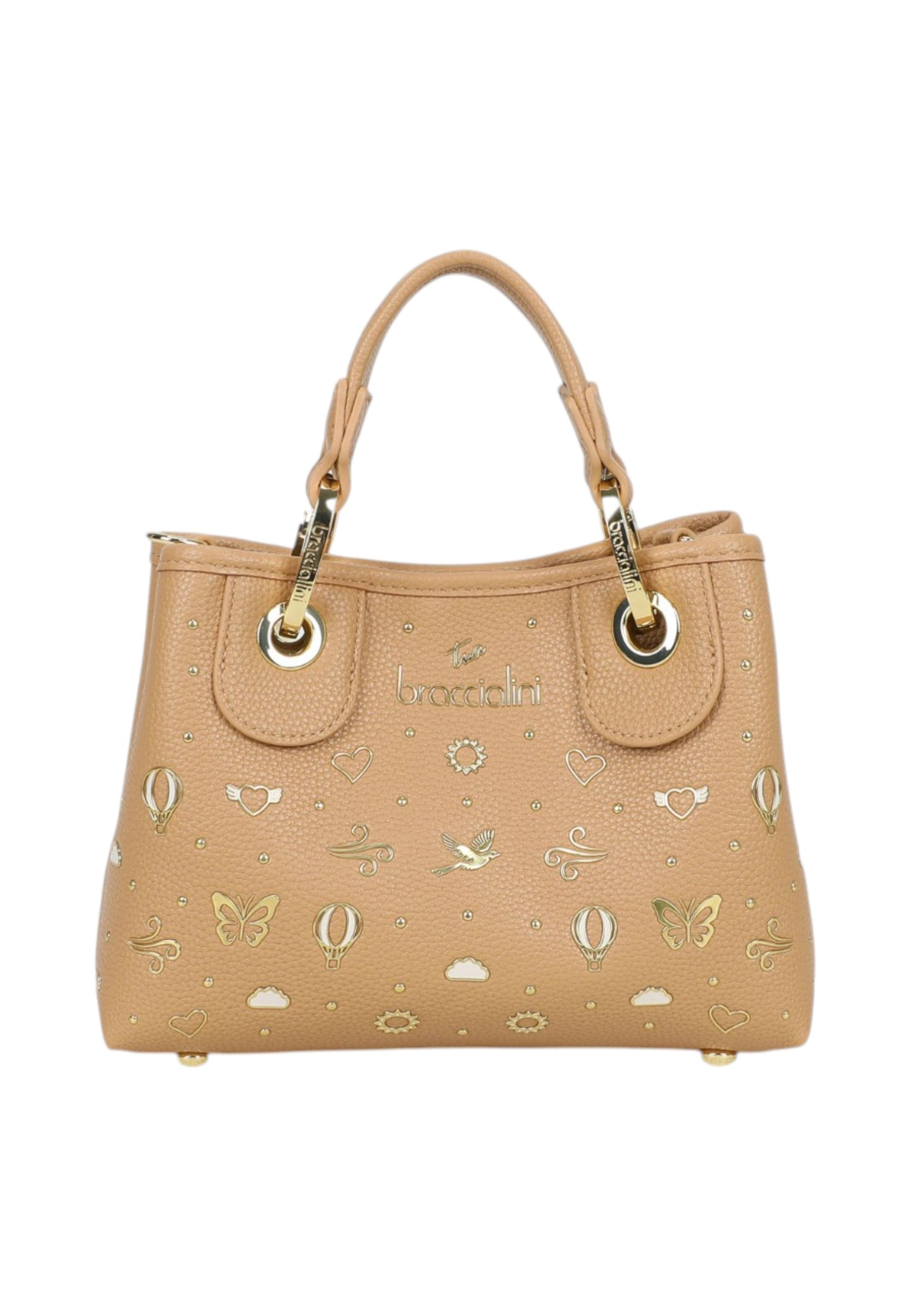 Borsa A Mano Donna Braccialini Small Con Doppio Manico Con Tracolla Beth Strass B18883YY