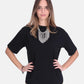 T-Shirt Manica Corta Donna Liu Jo Con Collana  CA6361J0088