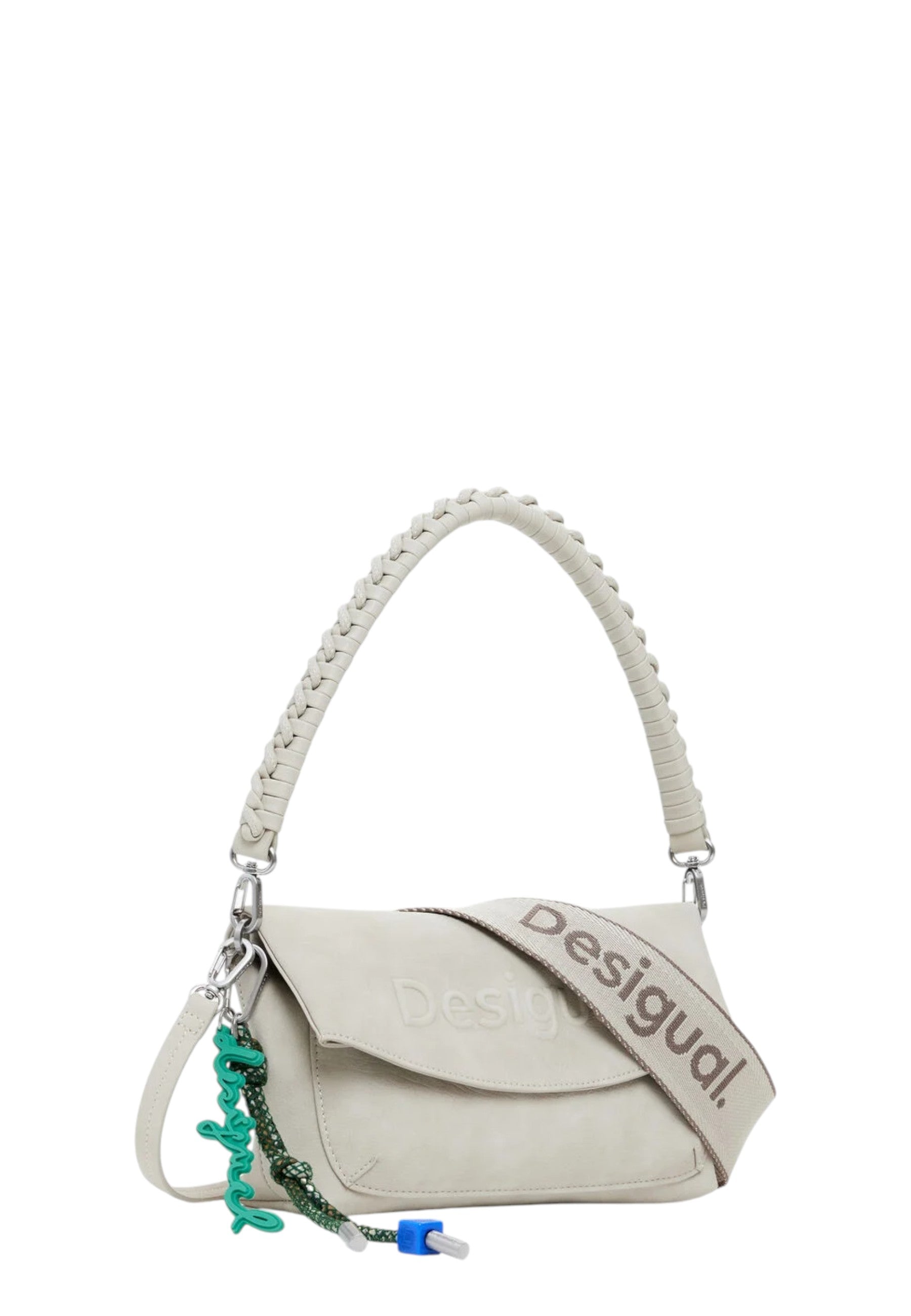 Borsa A Tracolla Donna Desigual  Bag Half Logo Trokel Piedra 25WAXPB2