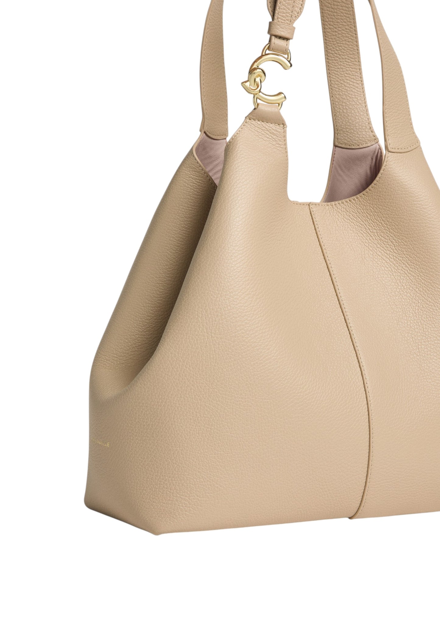Borsa A Spalla Donna Coccinelle In Pelle Martellata Coccinelle C-Easy Large E1SHA110101
