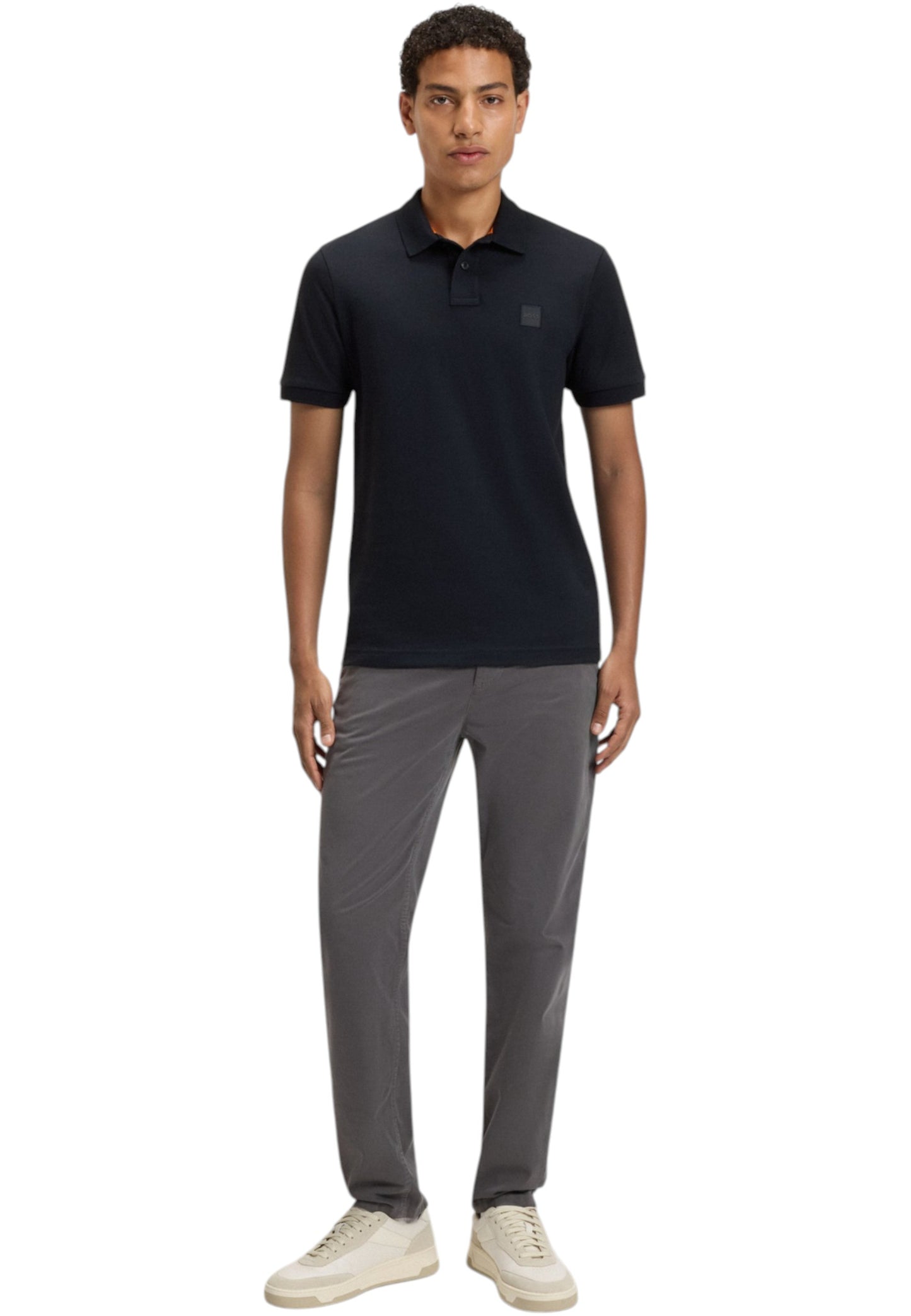 Polo Manica Corta Uomo Boss Con Toppa Con Logo Passenger 50507803