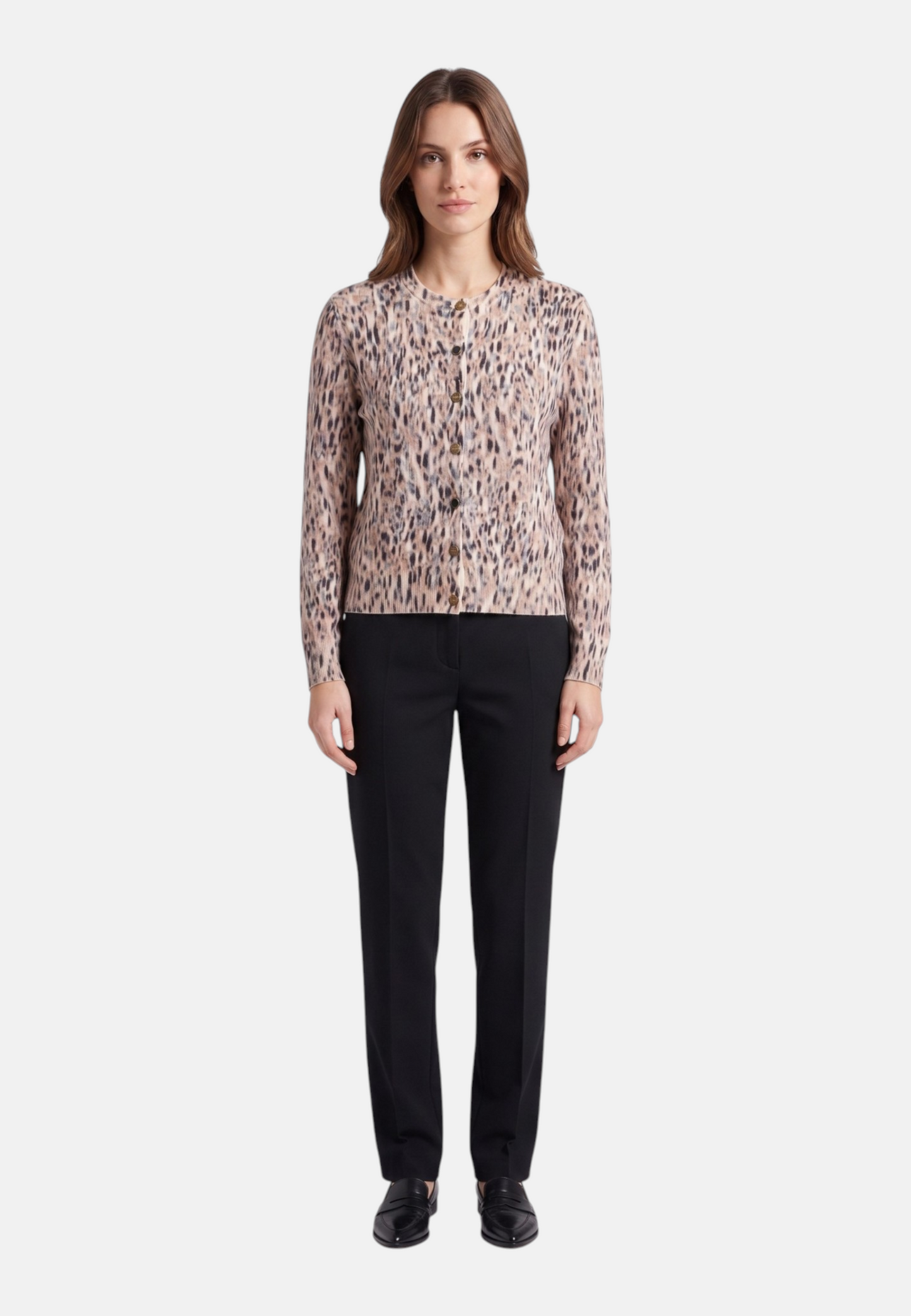 Cardigan  Donna Liu Jo Stampata Spotted Chine Lux  WF6310MA52S