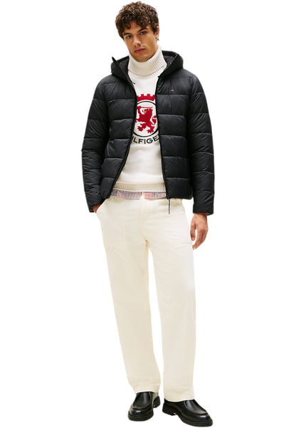 Piumino Corto Uomo Tommy Hilfiger Con Cappuccio Mid Weight MW0MW41983