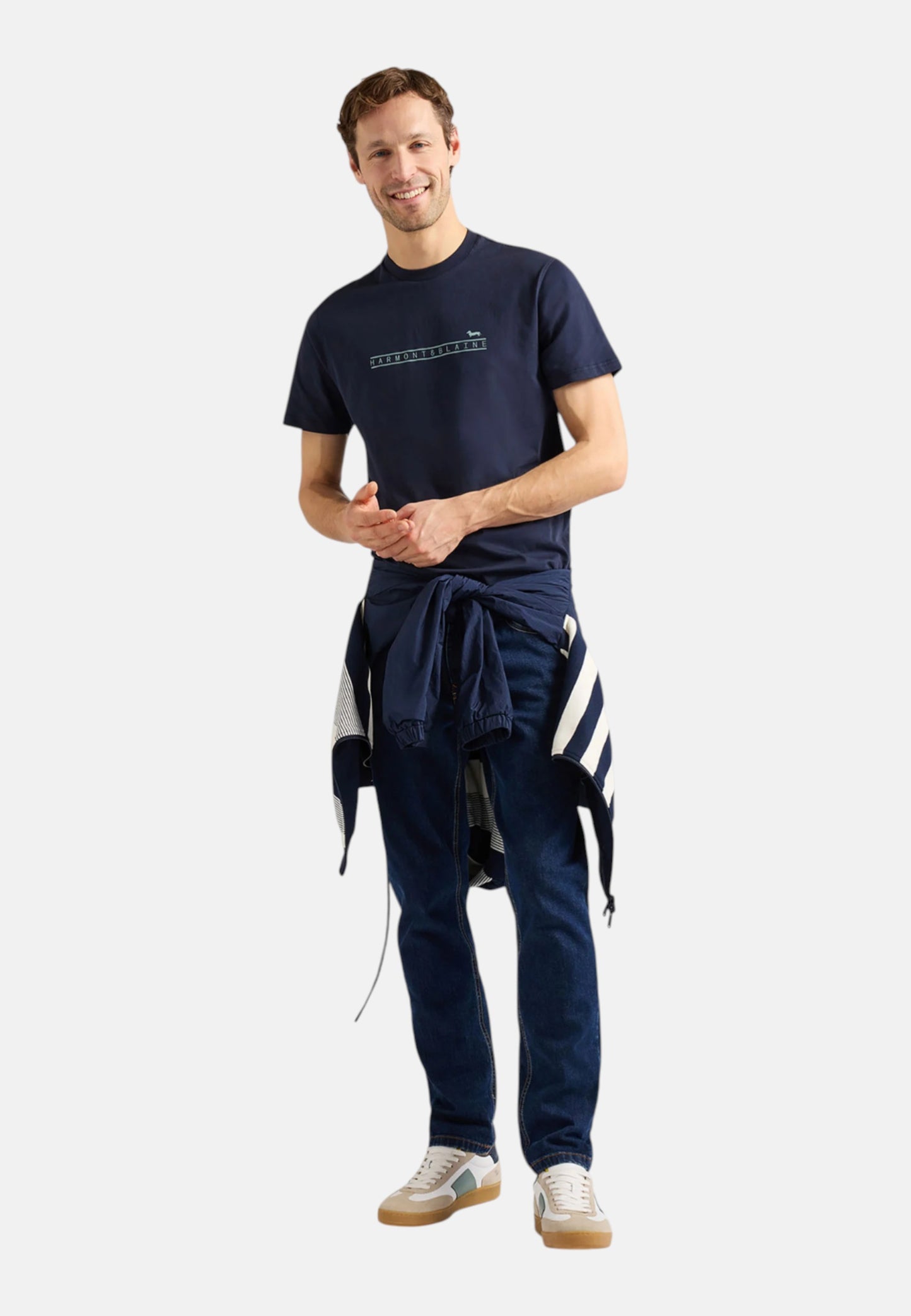 T-Shirt Manica Corta Uomo Harmont & Blaine Logo Basic  IRQ410021824