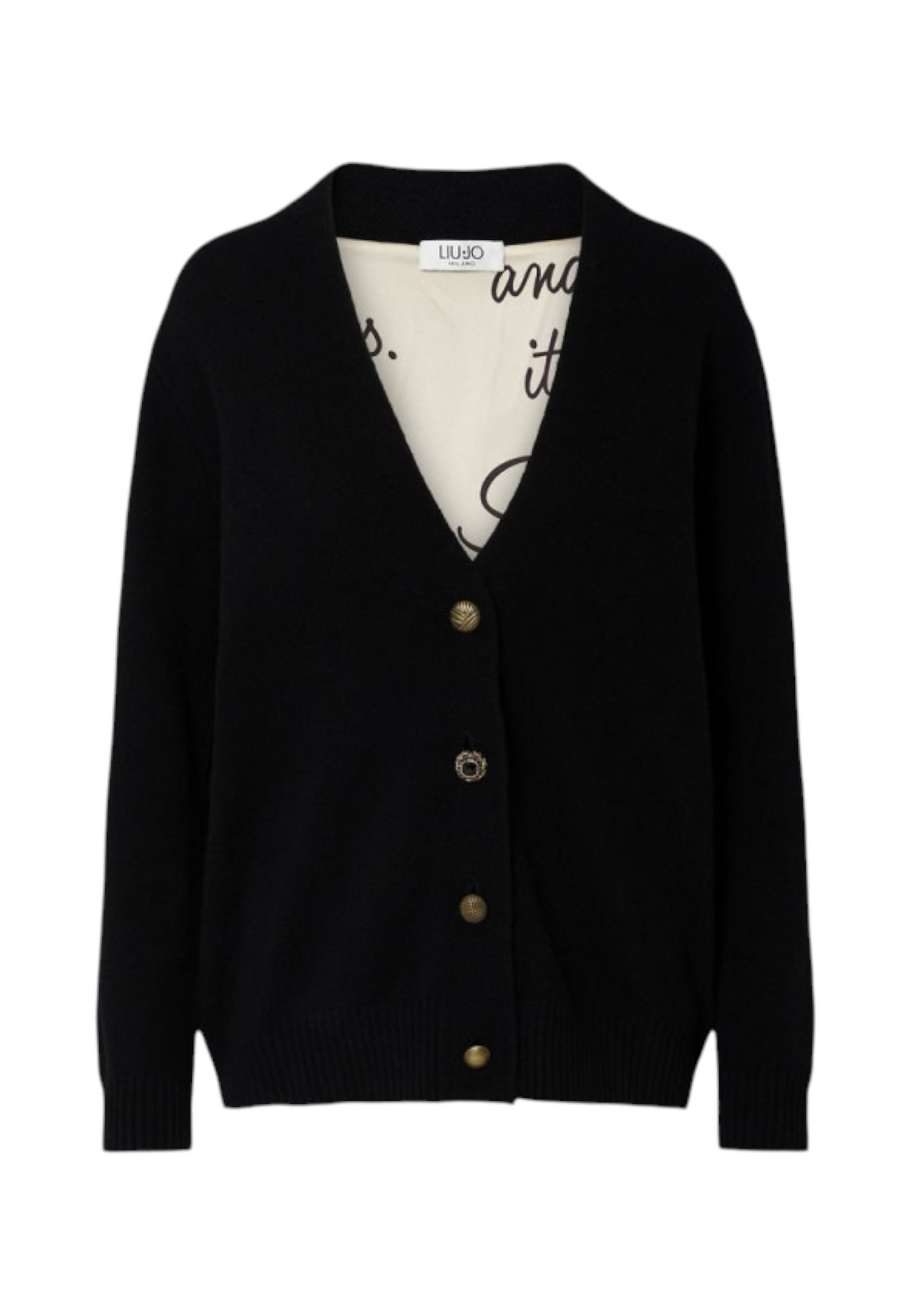 Cardigan  Donna Liu Jo Con Cottoni Gioiello  WF6417MS009