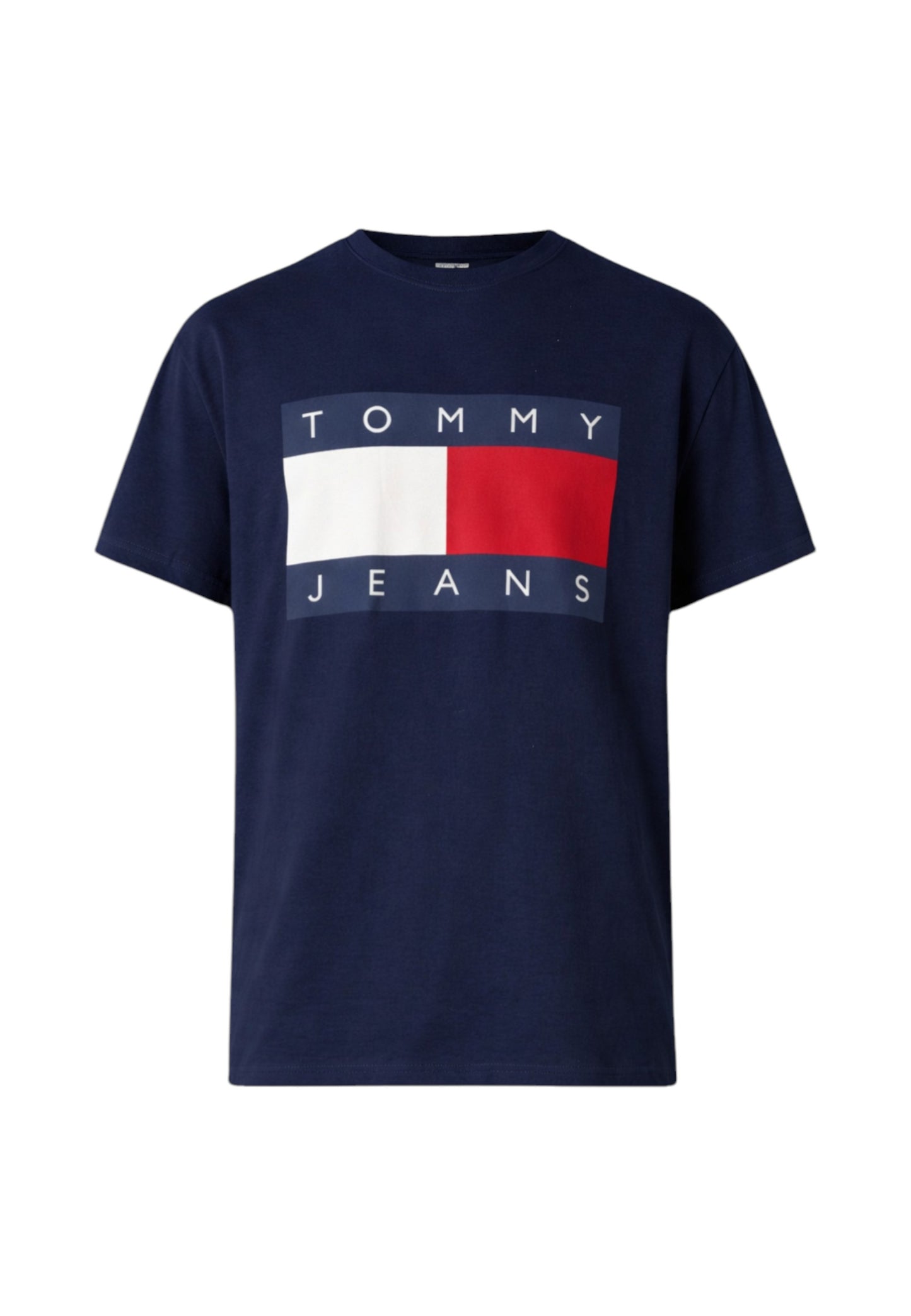 T-Shirt Manica Corta Uomo Tommy Jeans  Tjm Reg Big Flag S DM0DM22645