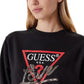 Felpa A Girocollo Donna Guess  Studded Love W5YQ06KB681