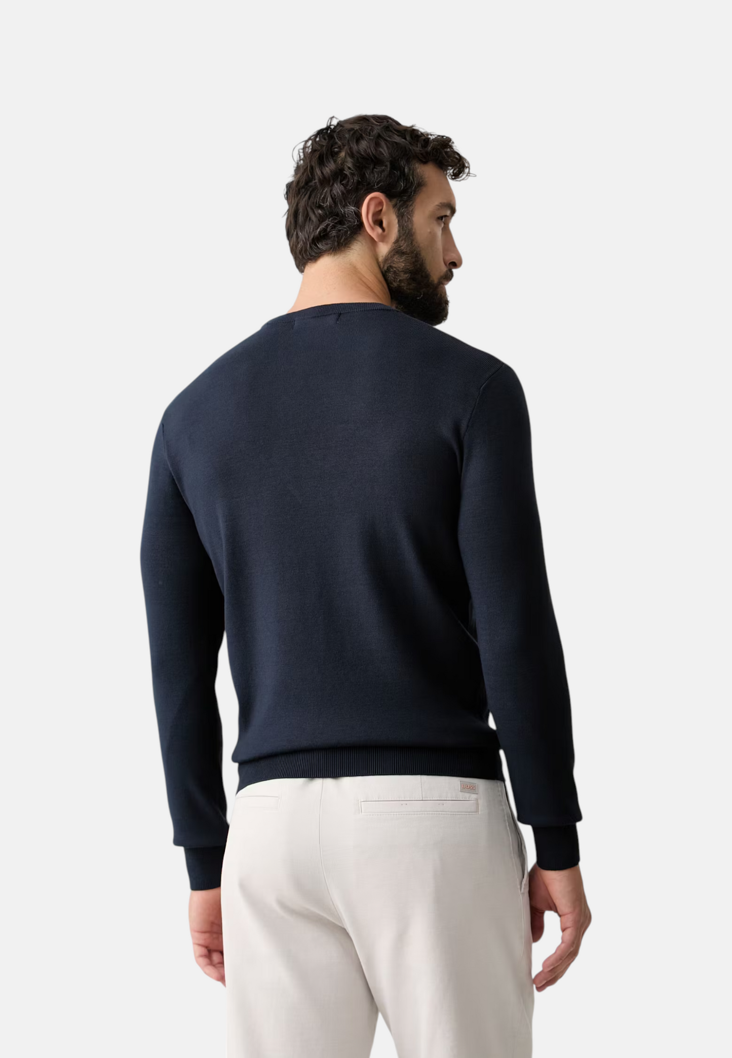 Maglione A Girocollo Uomo Guess Logo Stampato Mason M6YR12Z0917