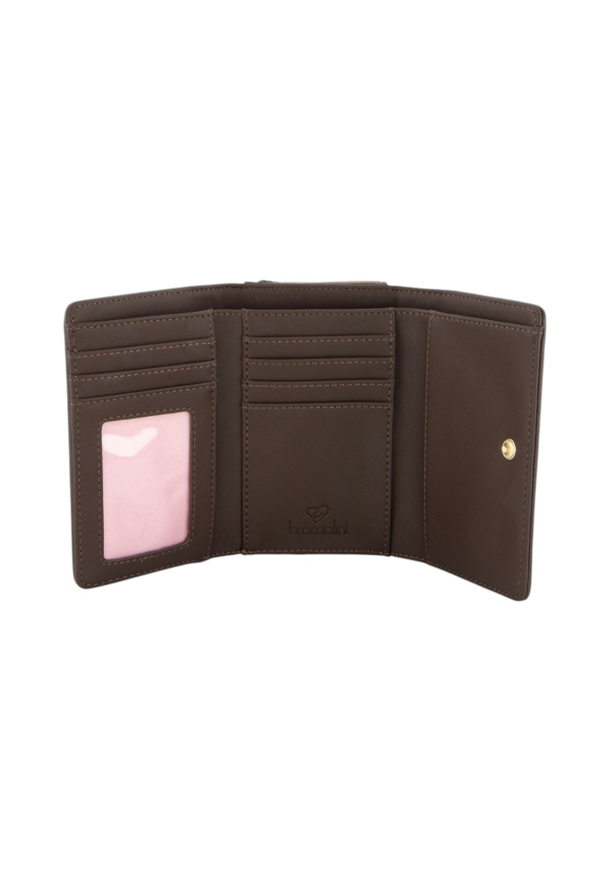 Portafoglio Con Zip Donna Braccialini Piccolo, Chiusura con zip, Stampa Cartoline dedicata a Firenze, Dimensioni: 14 x 3.5 x 10 Cm Cartoline Firenze B19170CA