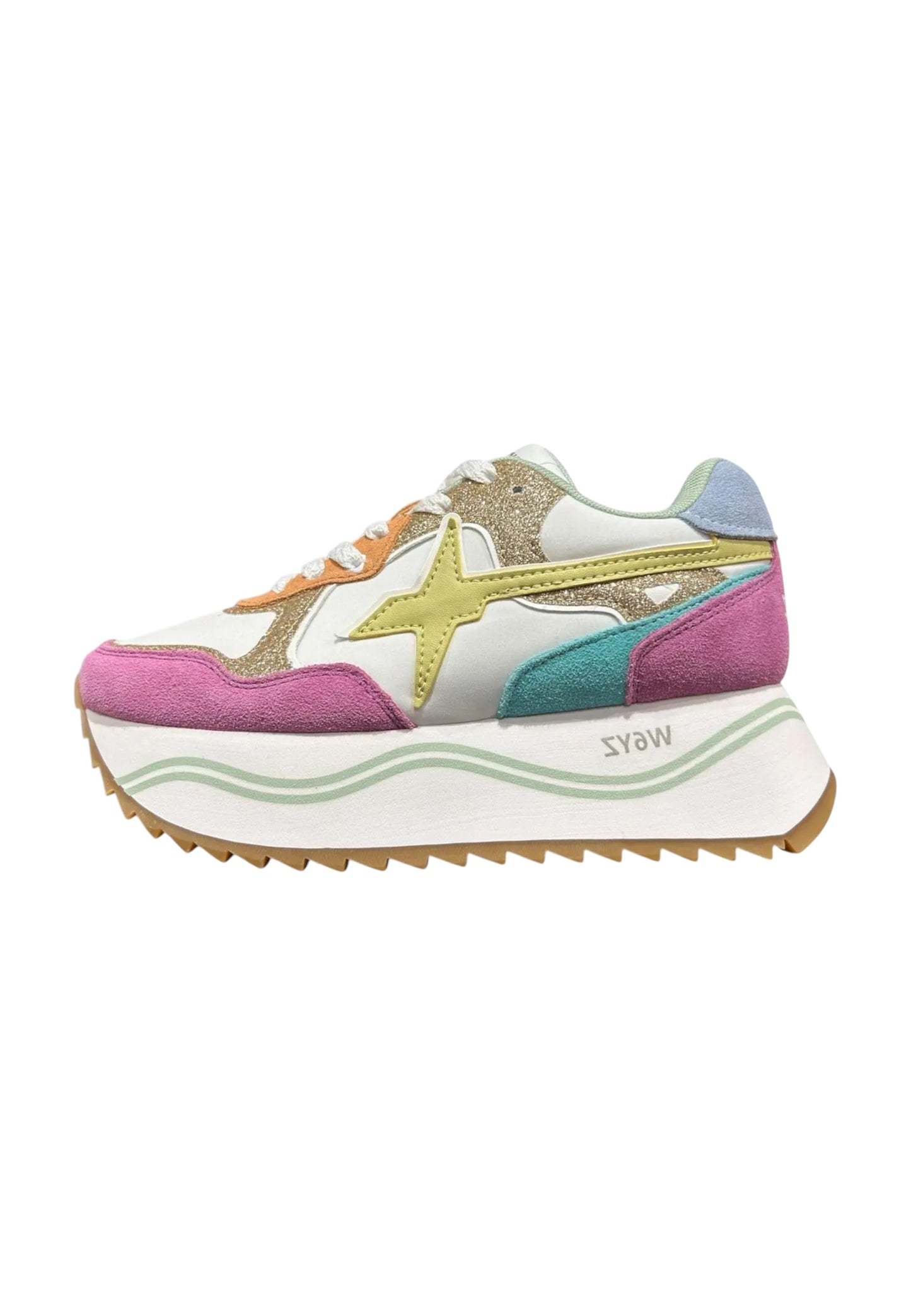 Sneakers Basse Donna W6YZ In Tessuto Tecnico E Suede Deva-W. 201740547