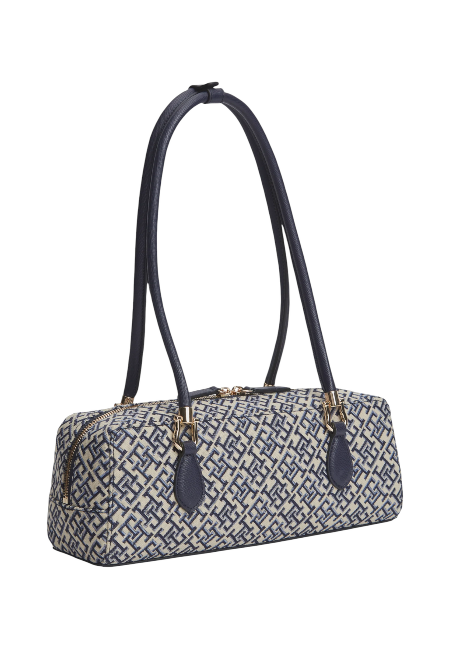 Borsa A Spalla Donna Tommy Hilfiger Shoulder Bag Jacquard Th Grace AW0AW18752