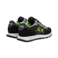 Sneakers Basse Uomo Sun68 Stile Running, Nylon E Suede, Maxi Logo, Dettagli Fluo Jaki 2.0 Fluo Z46123