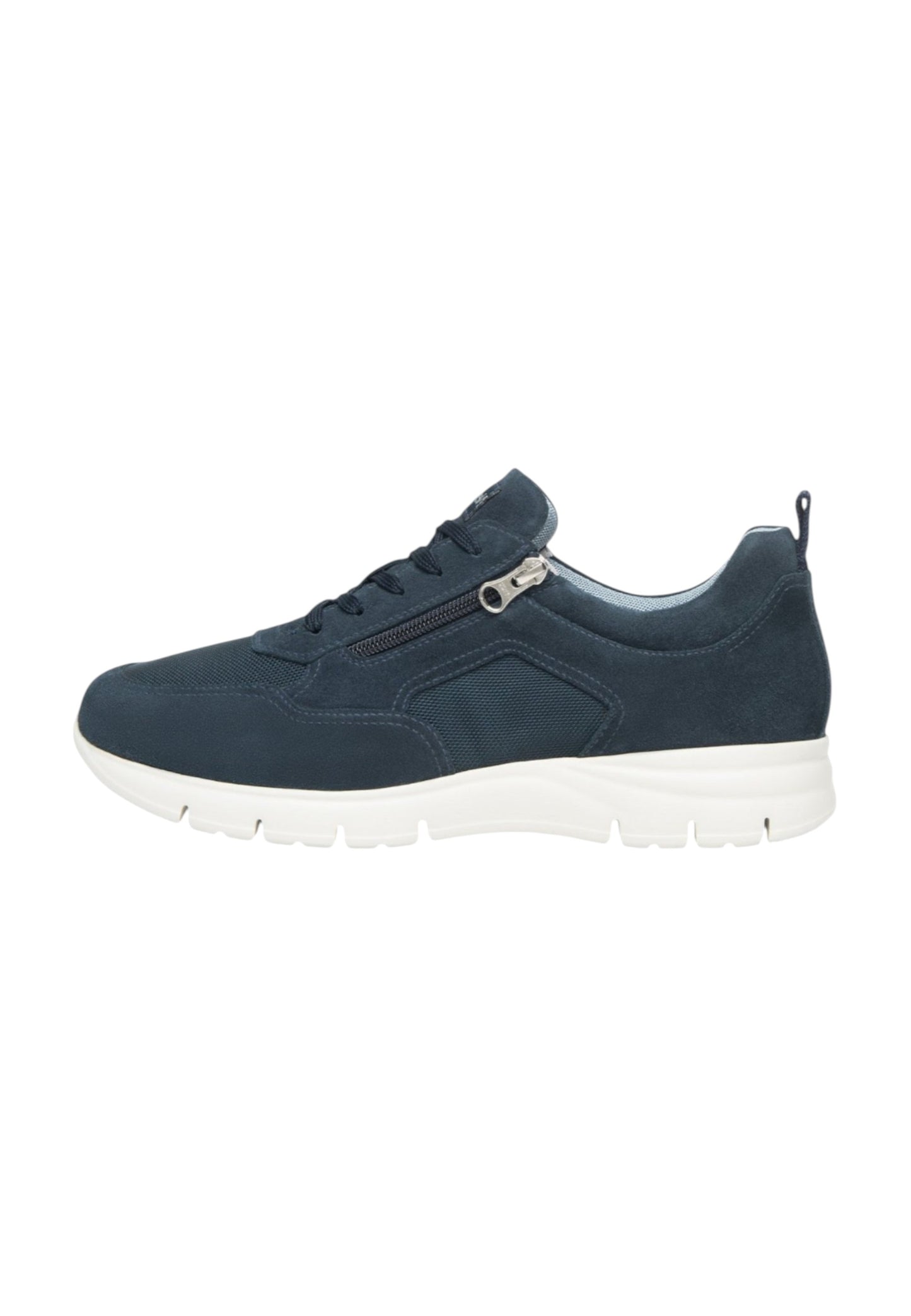 Sneakers Basse Uomo Nero Giardini Con Zip Laterale  E601091U