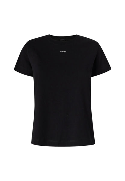 T-Shirt Manica Corta Donna Pinko Stampa Logo Basico 100373A2RE