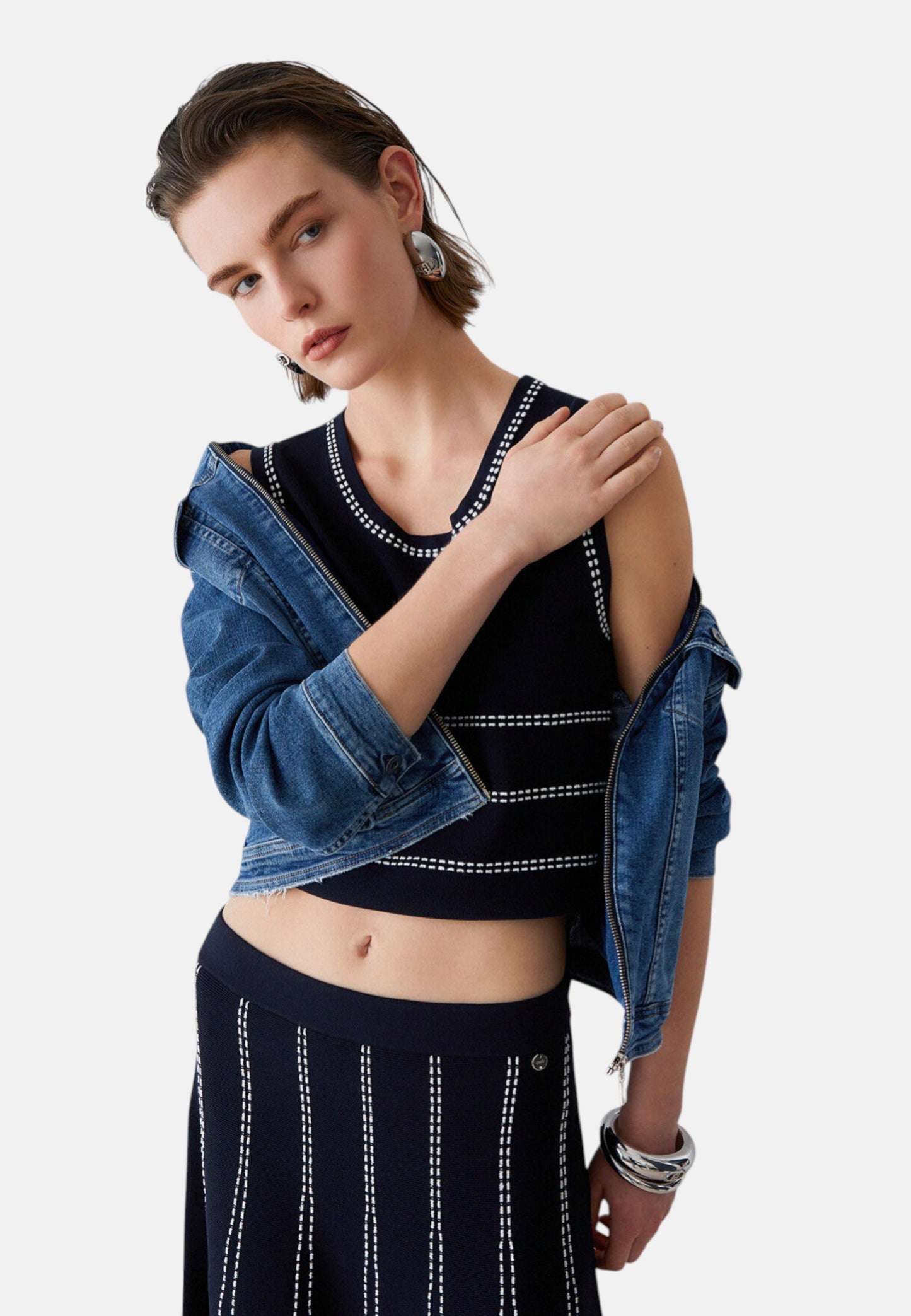 Top  Donna Liu Jo In Maglia  WA6146MA81R