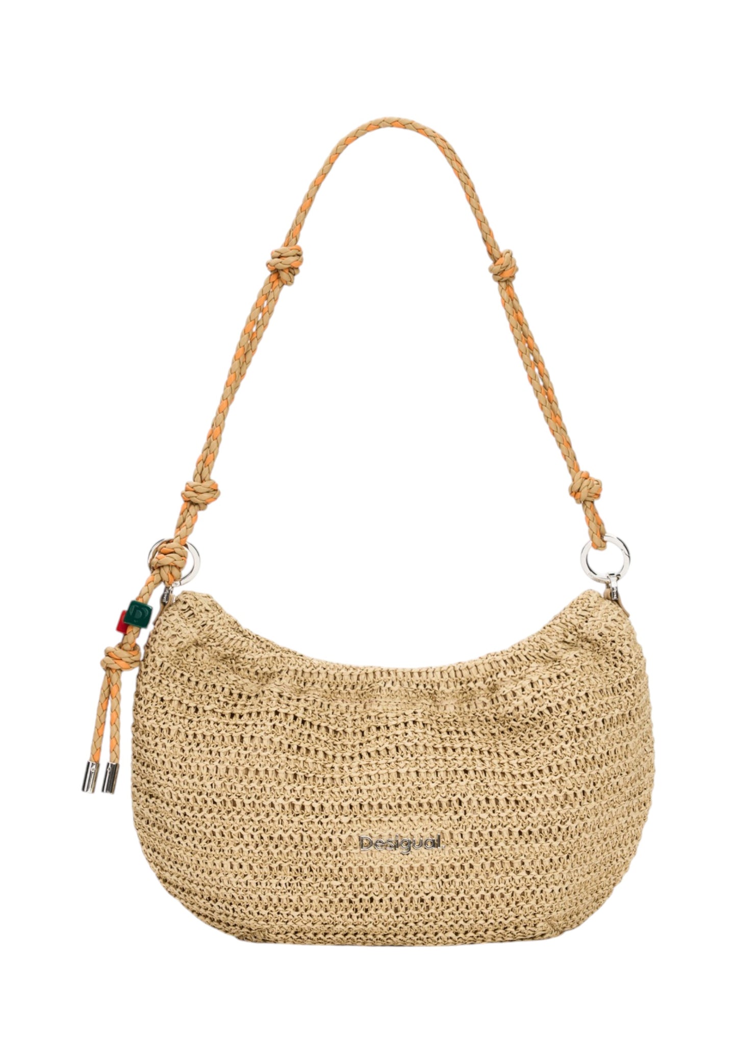 Borsa A Spalla Donna Desigual  Half Logo Raffia Waverly 26SAXO01