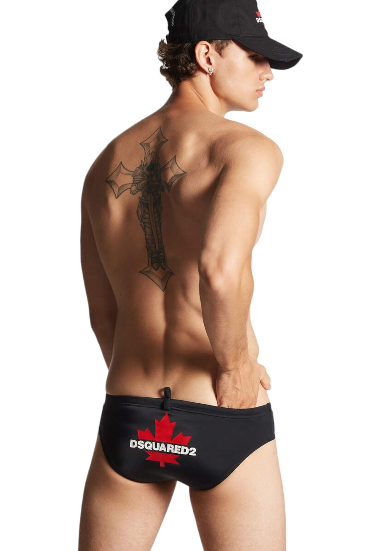 Costume da bagno Slip Uomo Dsquared2   D7B315590.