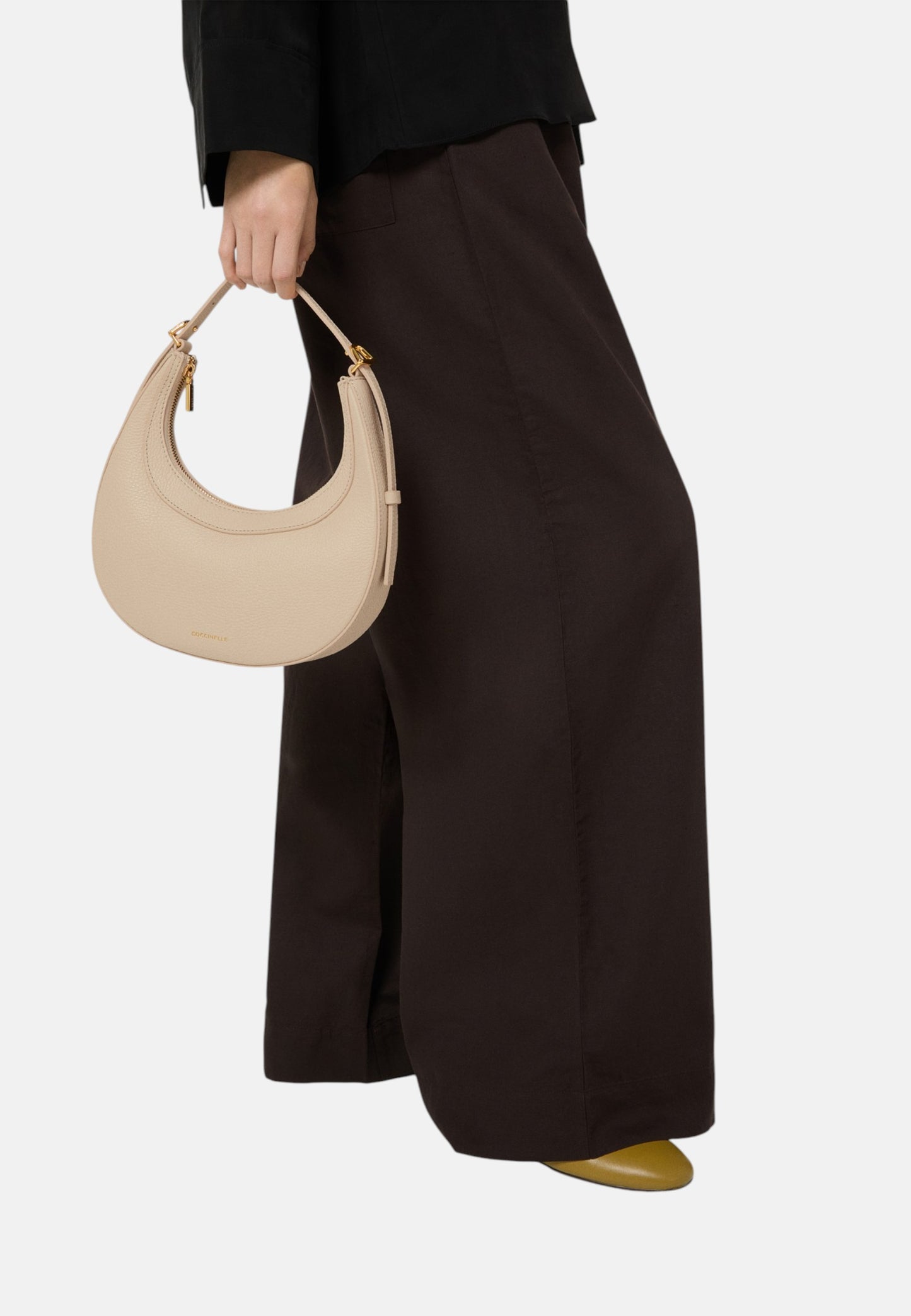 Borsa A Mano Donna Coccinelle In Pelle Martellata Coccinelle Whisper Mini E5PIP530101