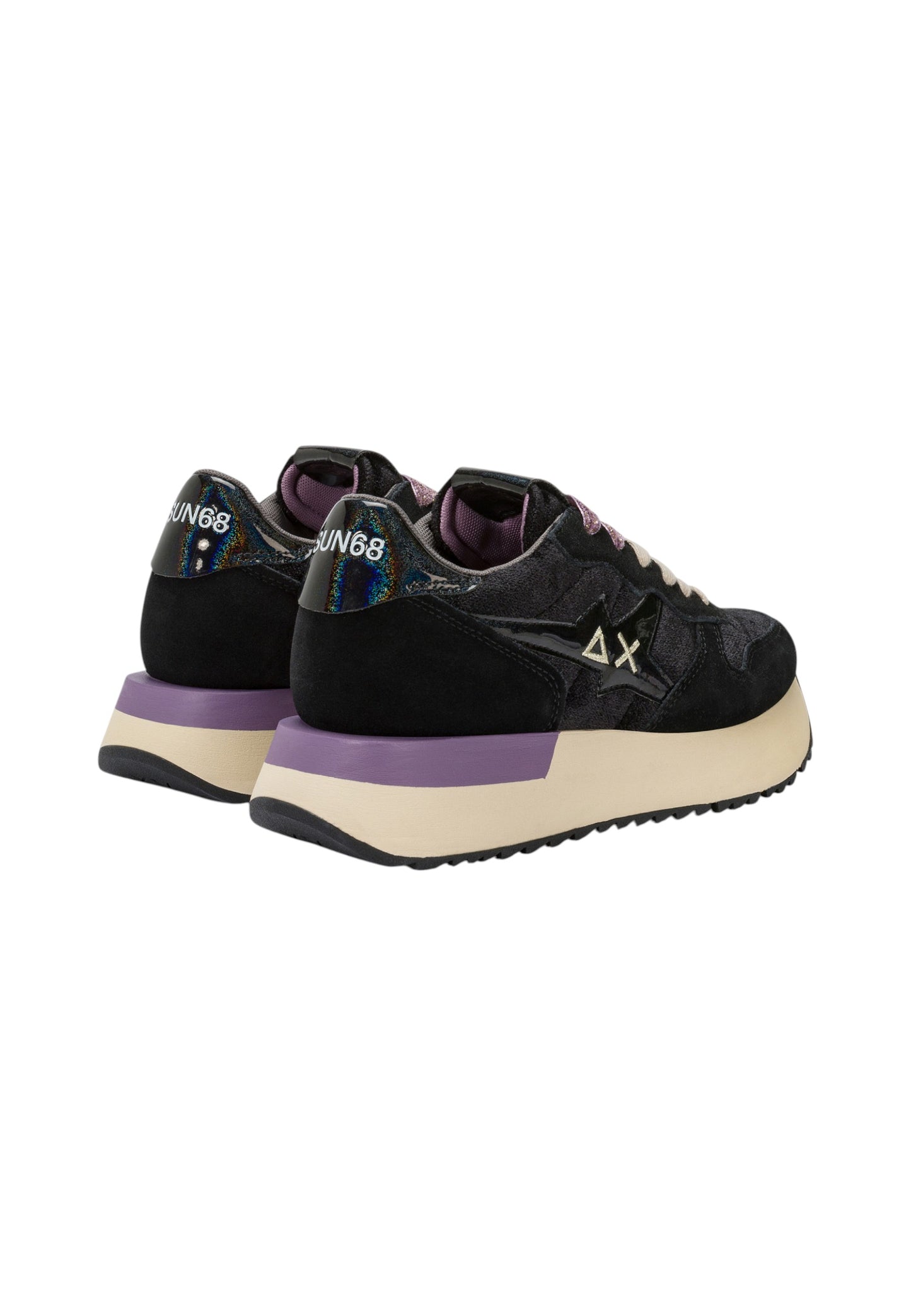 Sneakers Basse Donna Sun68  Big Stargirl Velvet Z45223