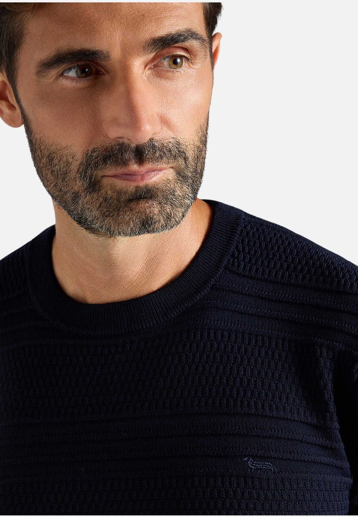 Maglione A Girocollo Uomo Harmont & Blaine Pura lana, Lavorazione 3D, Regular Fit, Tinta unita, Made in Italy, Logo Harmont & Blaine  HRR965030277