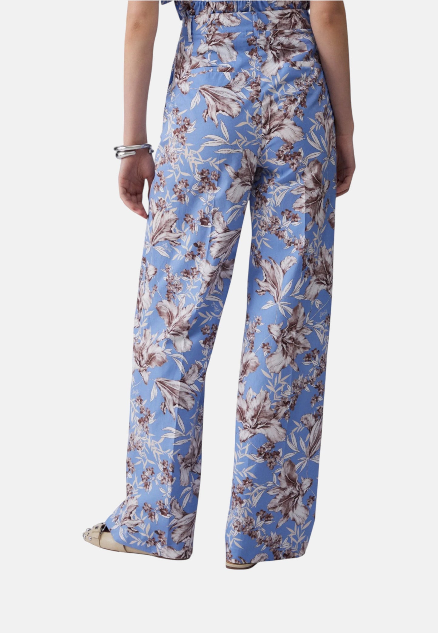 Pantaloni Palazzo Donna Liu Jo Blu Wave Liles Linea 3.0 WA6441T4853