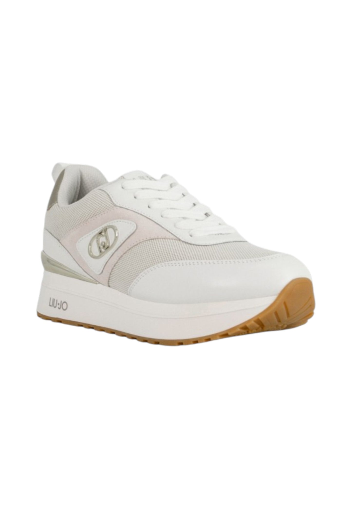 Sneakers Basse Donna Liu Jo In Pelle Di Vitello/Canvas Liu Jo Maxi Wonder 97 Bis BA6005PX806