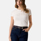 T-Shirt Manica Corta Donna Guess  Logo Lace W5GI04J1314
