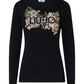 T-Shirt Manica lunga Donna Liu Jo Skinny Fit Con Logo Con Stampa Floreale LiuJo patch WF6448JS923