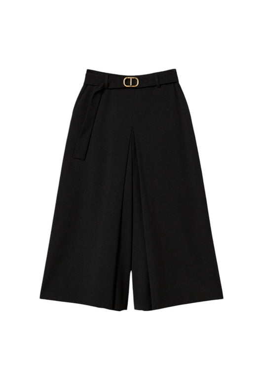 Pantaloni  Donna Twinset Con Contropiego E Cintura  242TP2162