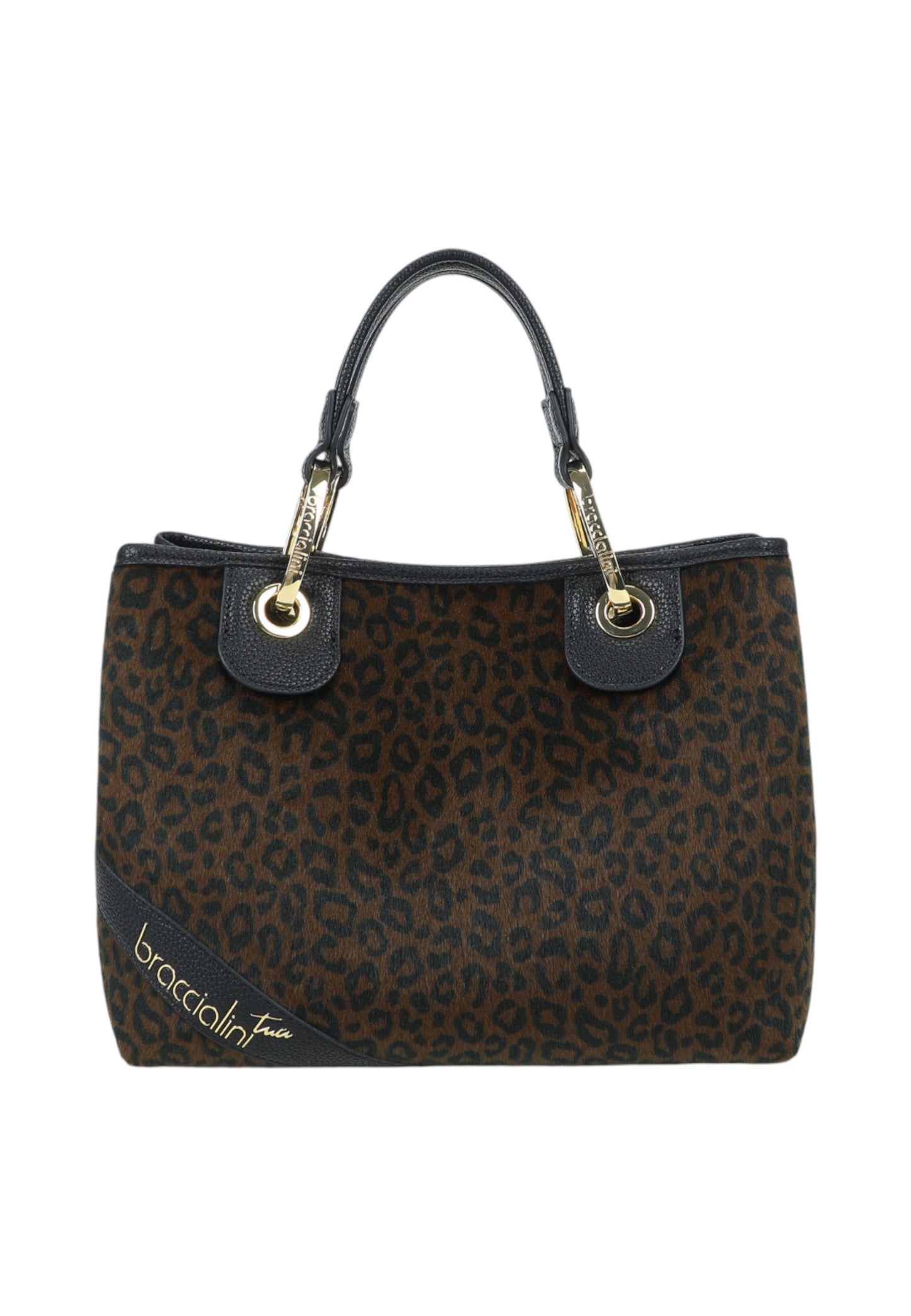 Borsa A Mano Donna Braccialini Leopard Beth Animalier B18571YY