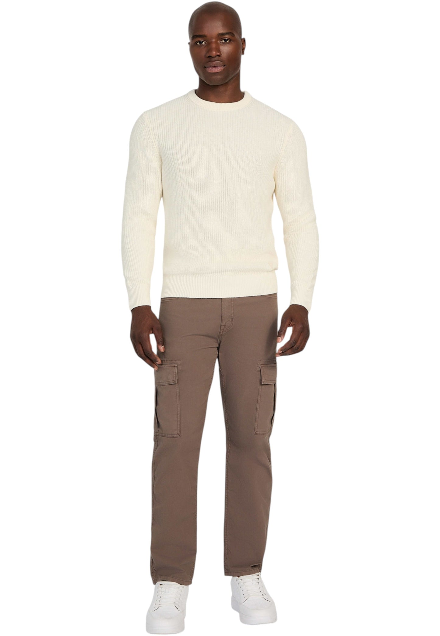 Maglia A Girocollo Uomo Guess A Coste Washed Herbie M5YR05Z3OD0