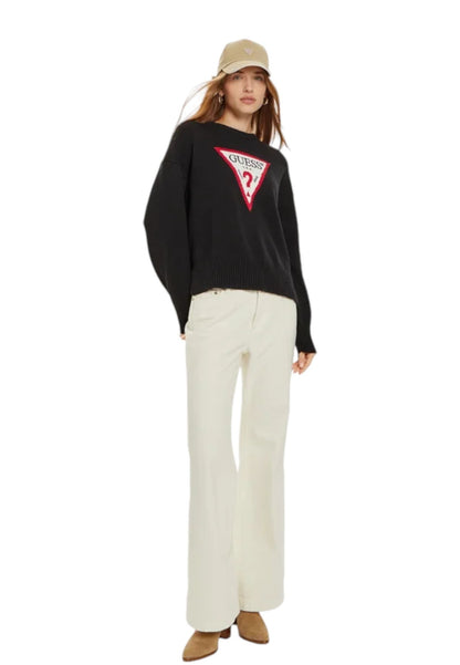 Maglione A Girocollo Donna Guess  Gj Big Triangle W4BR12Z3HM1