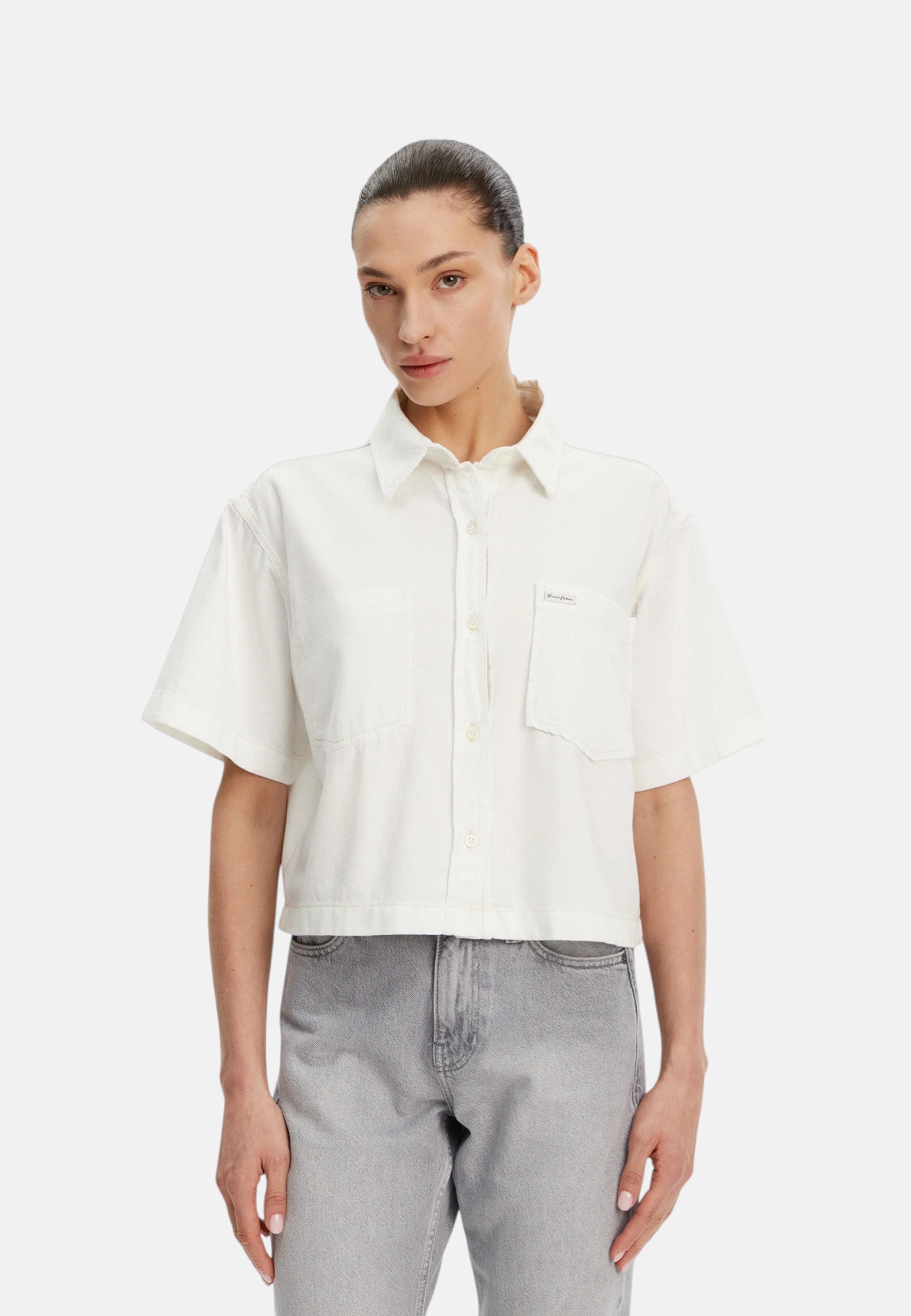 Camicia Manica Corta Donna Guess  Gj Boxy W6GHY9D5NW1