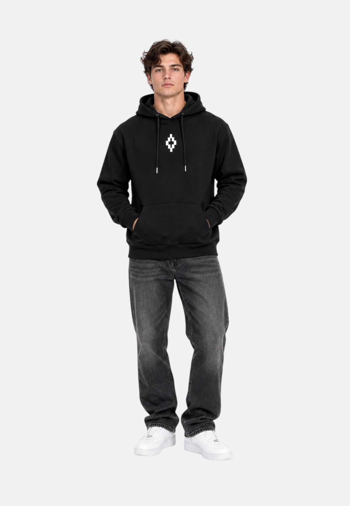 Felpa Con Cappuccio Uomo County Of Milan   F6CMMAHS011