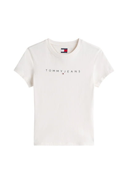 T-Shirt Manica Corta Donna Tommy Jeans  Tjw Slim Linear