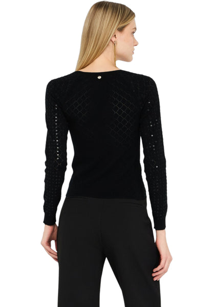 Maglia  Donna Liu Jo Con Paillettes  CF5027MS18F