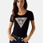 T-Shirt Manica Corta Donna Guess  Leo Triangle W6RI32J1314