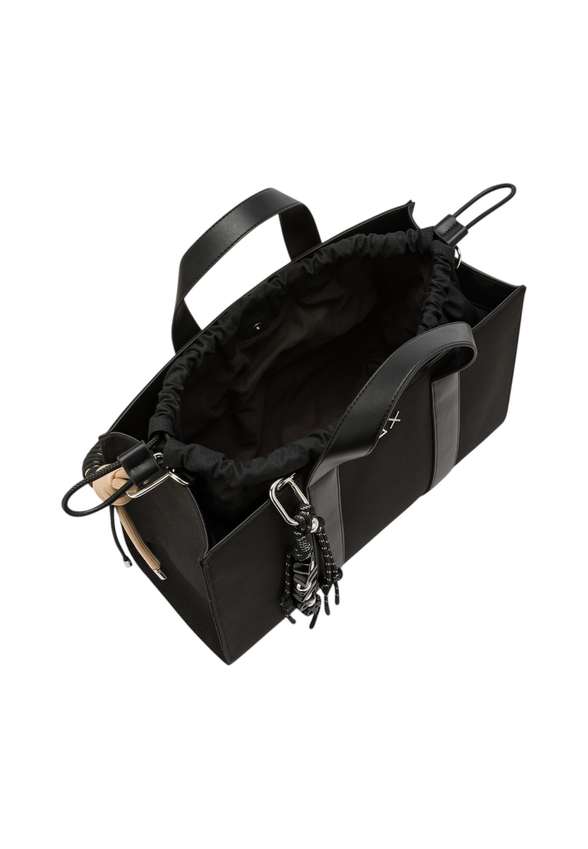 Borsa A Mano Donna Sun68 Canvas Mini Bag, Tracolla Rimovibile, Charm Logato Everyday Y46201
