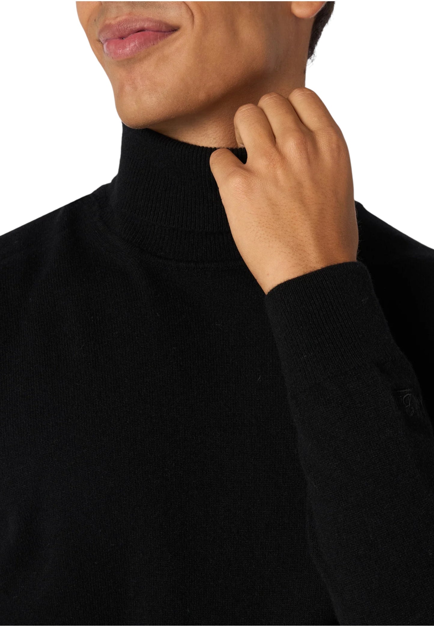 Maglione Collo Alto Uomo Mc2 Saint Barth  Bond Merinocash BOND002