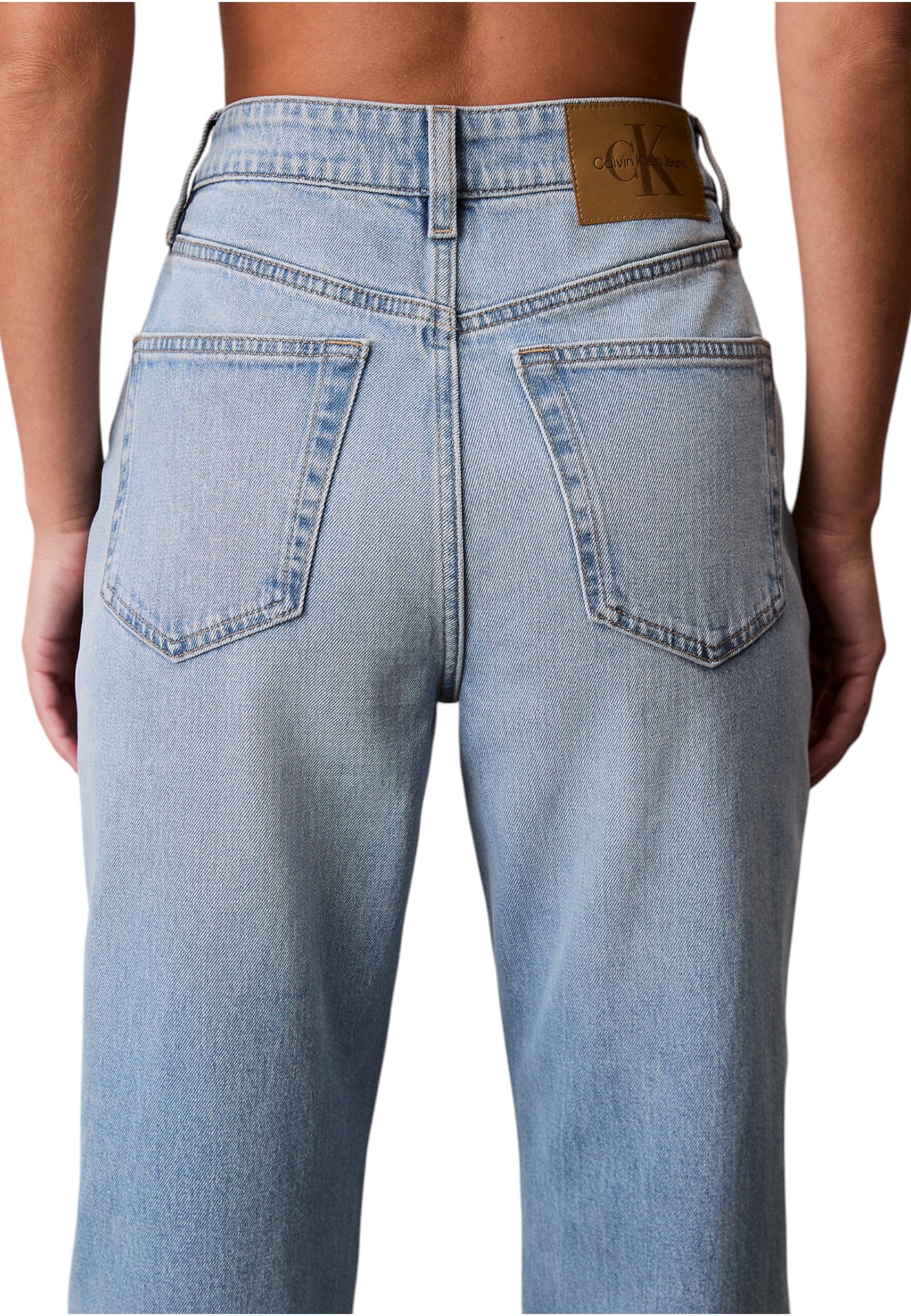 Jeans Straight Leg Donna Calvin klein Jeans  High Rise Straight LV047C797G