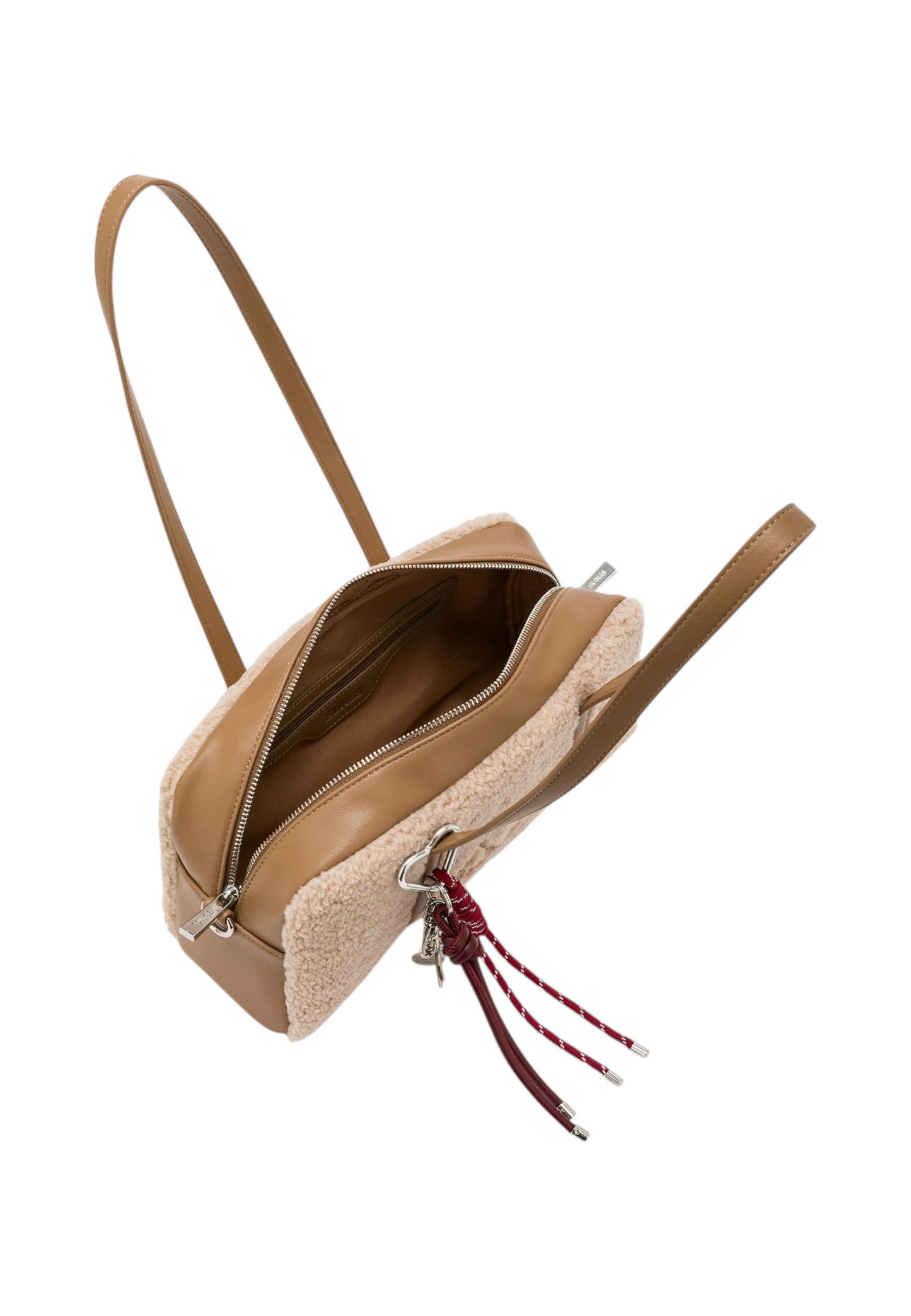Borsa A Spalla Donna Sun68 Case Bag, Doppio Manico, Tracolla Regolabile, Chiusura Con Zip, Charm Logato Teddy Y46226