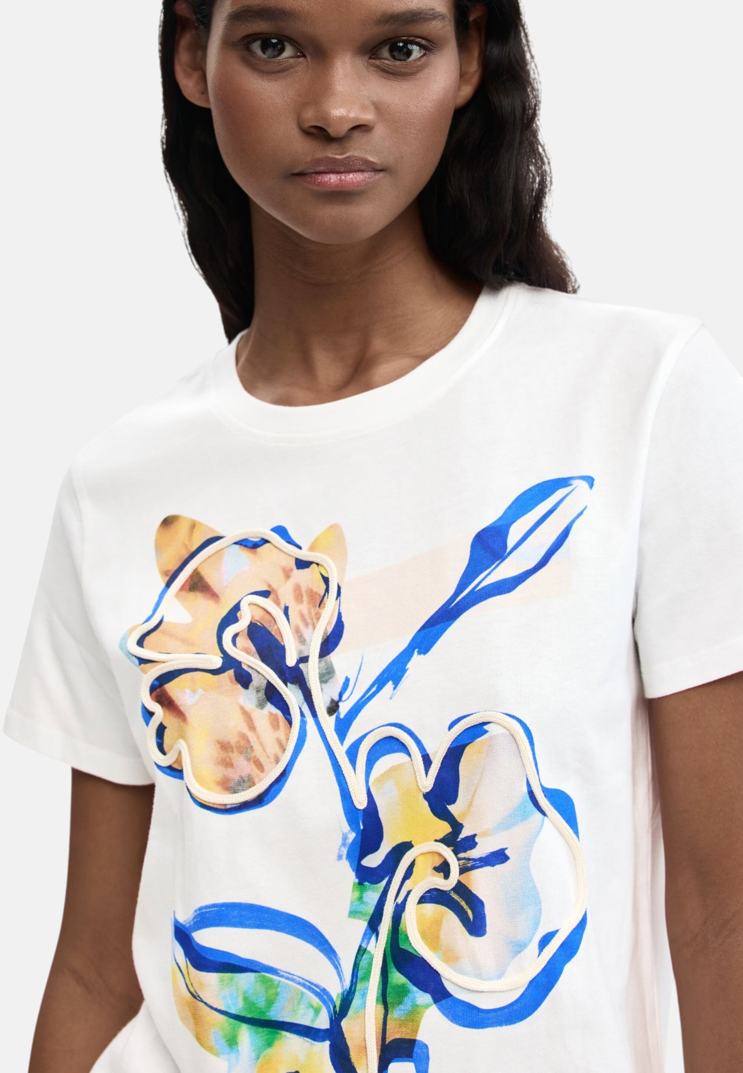 T-Shirt Manica Corta Donna Desigual  Zurich 26SWTK38