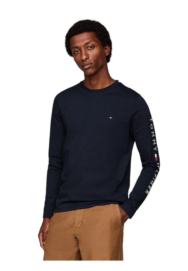 T-Shirt Manica lunga Uomo Tommy Hilfiger  Tommy Logo MW0MW09096