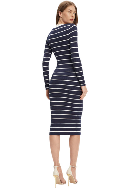 Vestito Midi Donna Guess Striped Andrea W5YK98Z2YK2