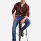 Maglia Collo Alto Uomo Harmont & Blaine Misto cotone e lana, Mezza zip, Design color block, Regular Fit, Finiture a costine, Logo Harmont & Blaine  HRR919030788