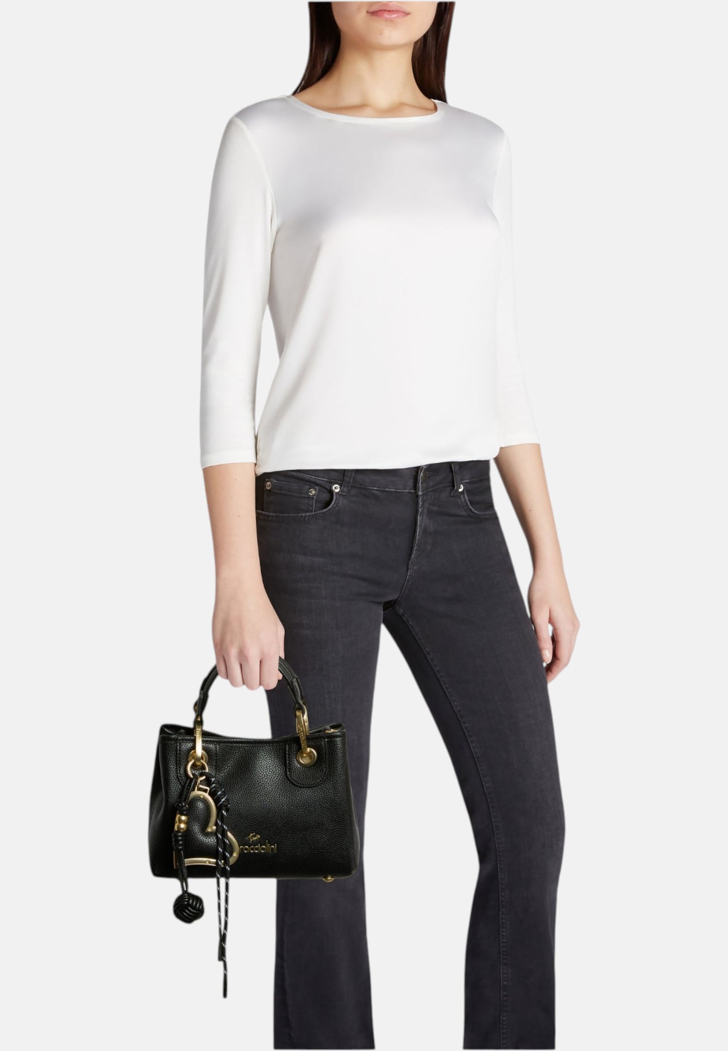 Borsa A Mano Donna Braccialini Small Con Doppio Manico Con Tracolla Beth B18843YY