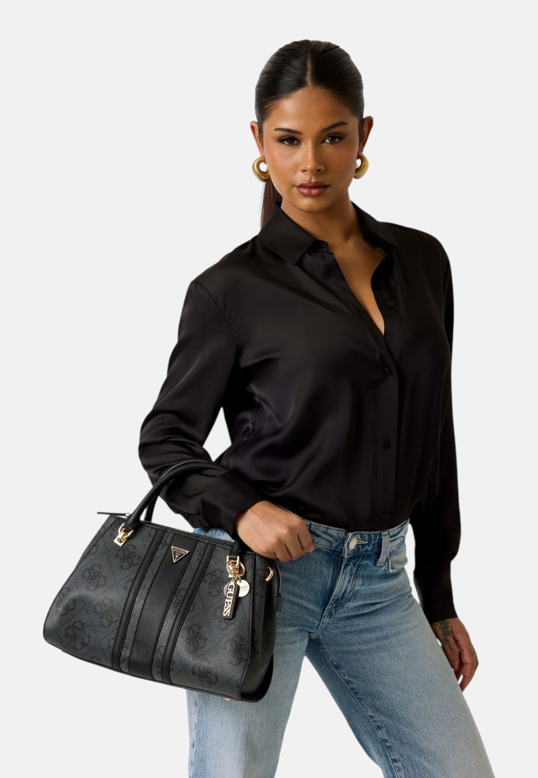 Borsa A Mano Donna Guess Luxury Satchel Noelle Ii HWSS9672070