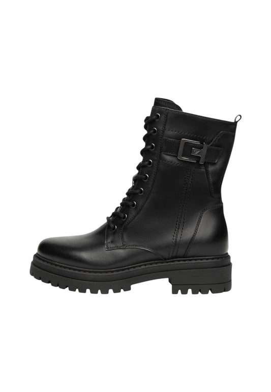 Stivaletti Anfibi Donna Nero Giardini Tacco 4 CM  I514833D